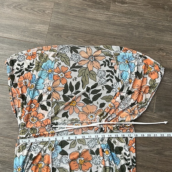 Stylish Swimwear Floral Maxi Coverup - Picture 12 of 14